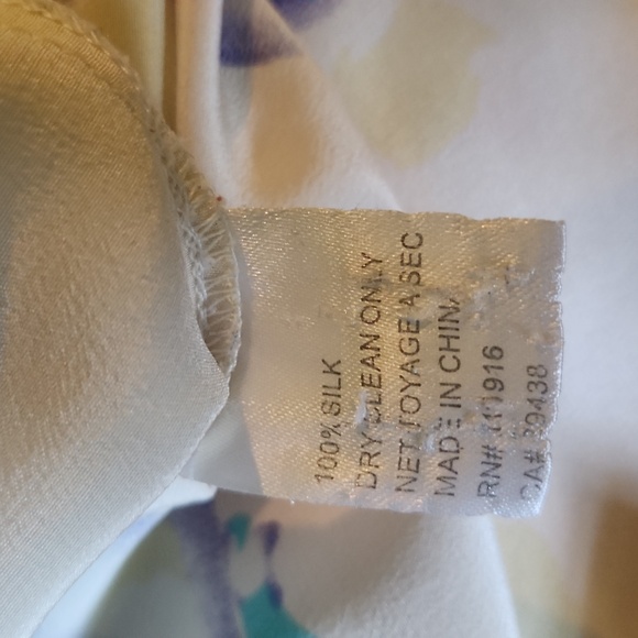 Yumi Kim Silk vintage button up enough blouse numbered pockets , S - Picture 7 of 7